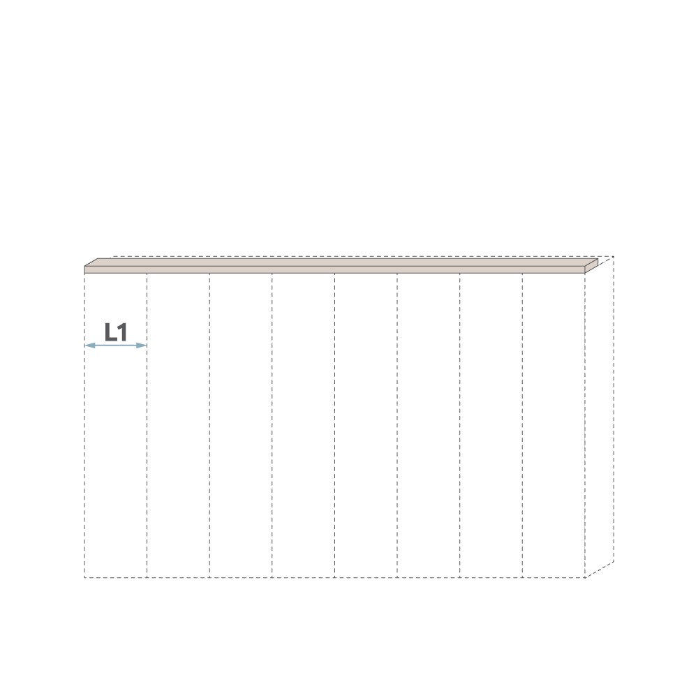 Lajsna plafona plakara L1-45