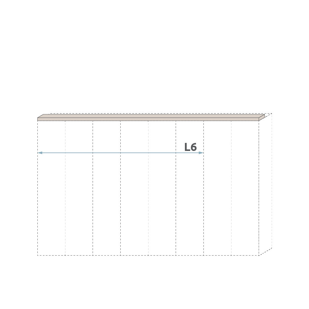 Lajsna plafona plakara L6-45
