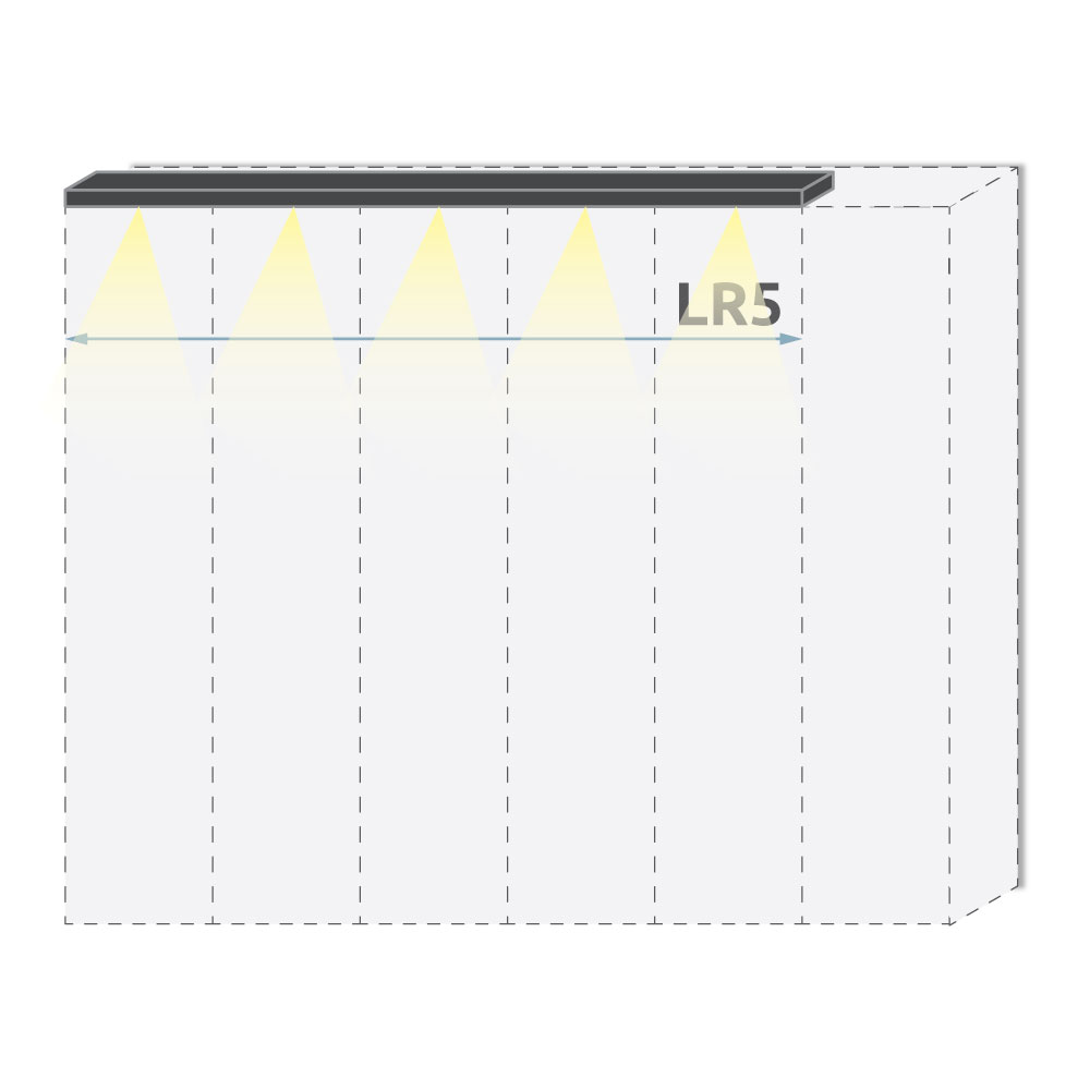 Pokrivna lajsna sa rasvetom LR5-45