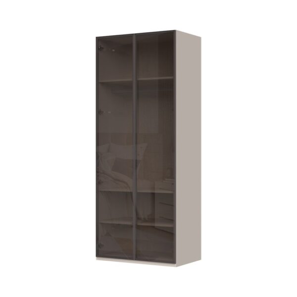 Plakar sa aluminijumskim ramom P2-2AL