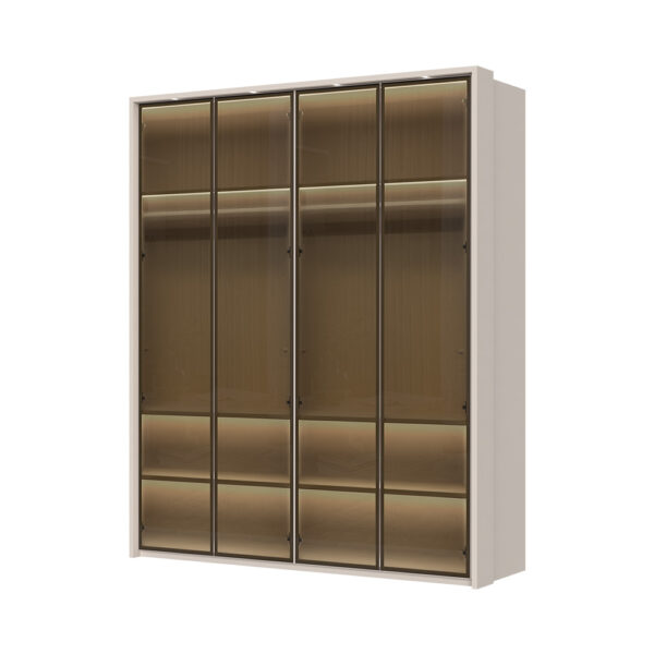 Plakar sa aluminijumskim ramom P4B-4AL