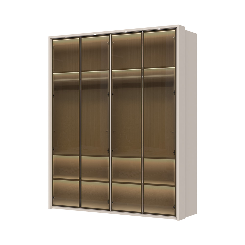Plakar sa aluminijumskim ramom P4B-4AL
