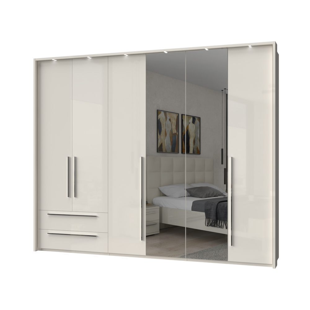 Plakar sa dva ogledala P62B-2OG/PN