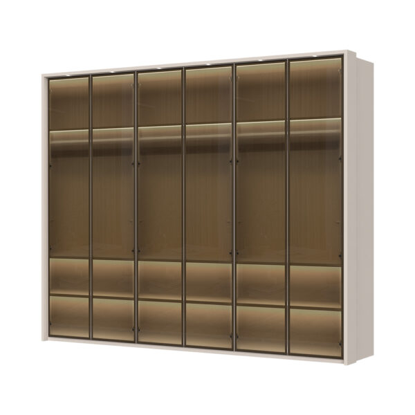 Plakar sa aluminijumskim ramom P6B-6AL