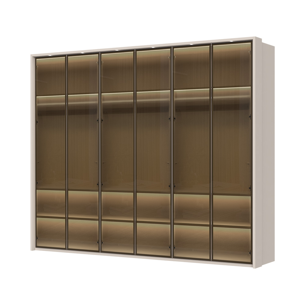 Plakar sa aluminijumskim ramom P6B-6AL